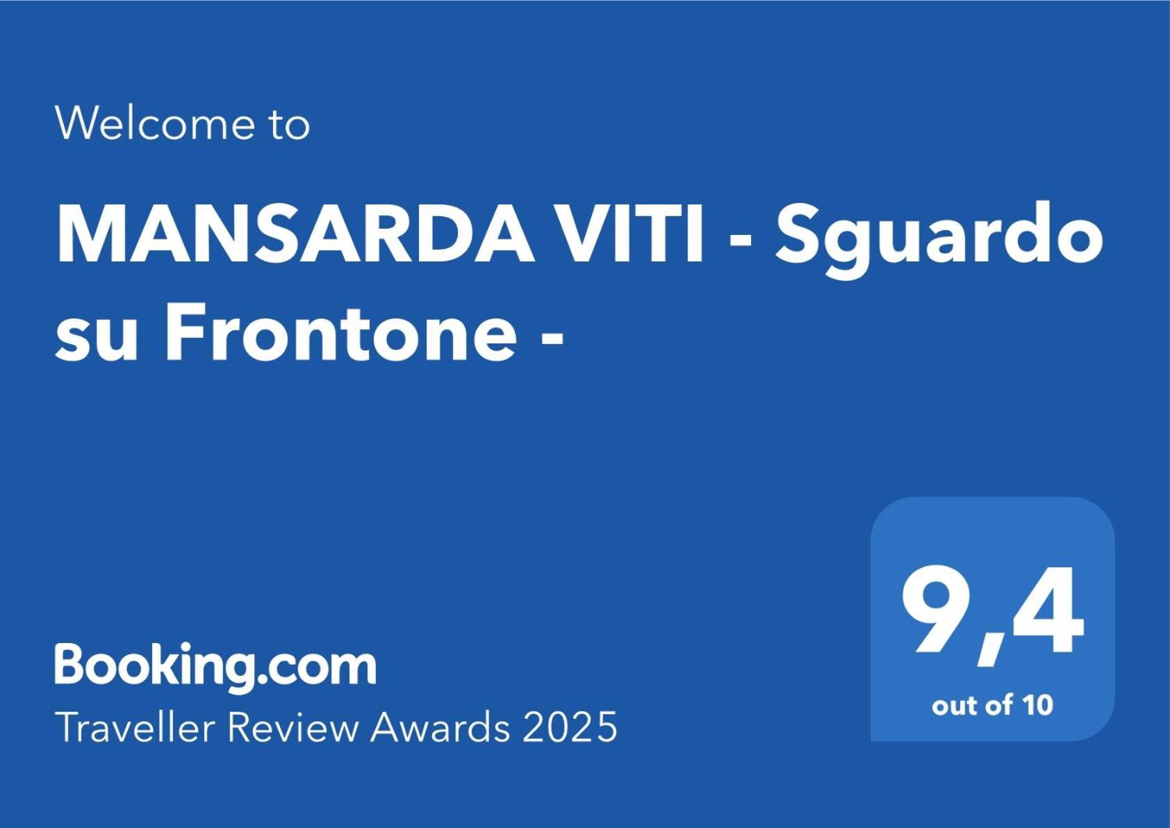 Mansarda Viti - Sguardo Su Frontone - Exterior foto